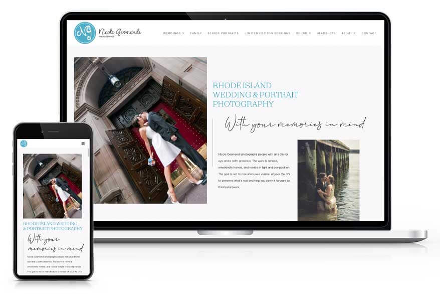 portfolio-mockup-nicole-gesmondi Wedding Business Websites